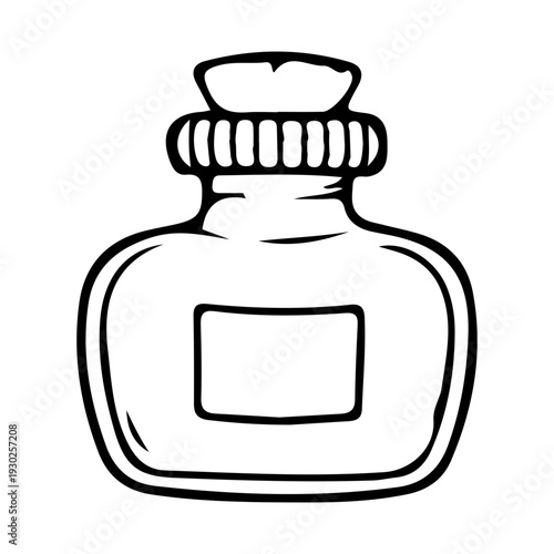 Ink Bottle Outline Icon