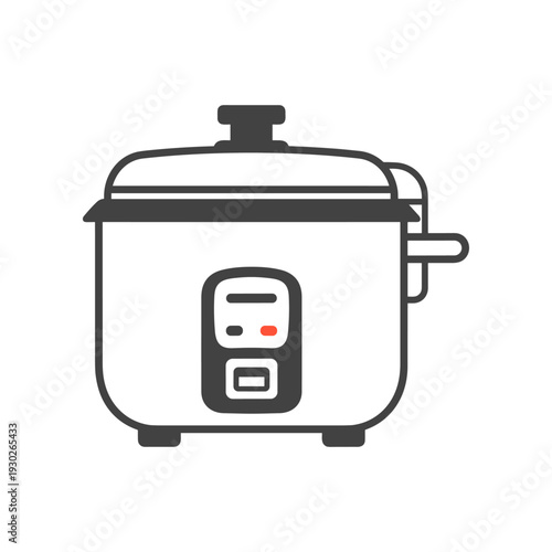 Electric Pressure Cooker Simple Kitchen Appliance.