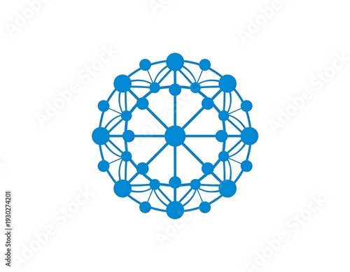 Interconnected Network - A Visual Representation of Global Connectivity and Communication.