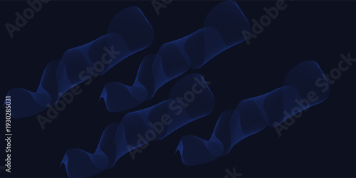 Futuristic abstract background. Glowing flowing wave lines design. Modern shiny blue moving lines element. Future technology concept.