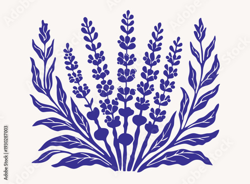 vector illustration of an abstract floral background