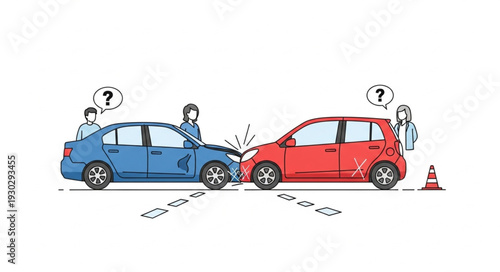 Car Crash Accident Collision Damage.