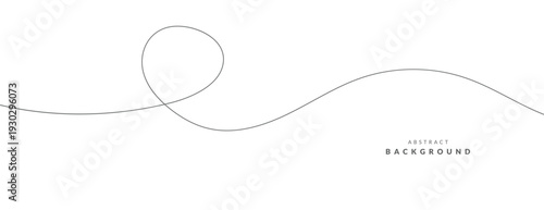 Minimal Curved Line Wave Pattern