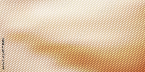 Brown beige orange ribbed glass. Vector ribbed glass texture background. Mesh gradient. acrylic ribbed bath surface. Reeded glass background semitransparent overlay. Bath wall window