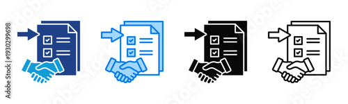 Task Delegation icon sheet multiple style collection