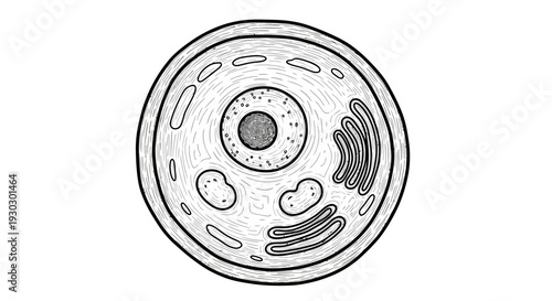 Animal Cell Diagram: Nucleus, Mitochondria, Golgi Apparatus, Endoplasmic Reticulum