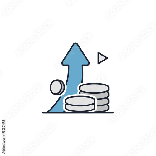 A set of six different yoga poses in black silhouette on a white background