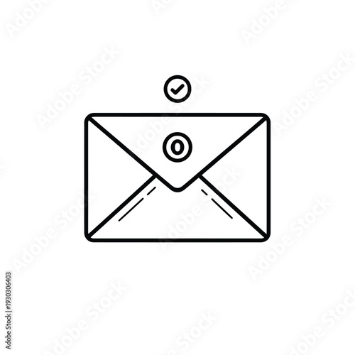 Email icon with checkmark symbolizing confirmation
