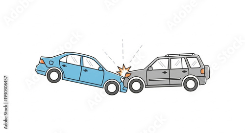 Car Crash Collision Accident Vehicles.