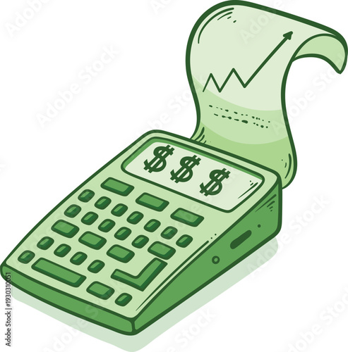 Green Dollar Sign Money Bag