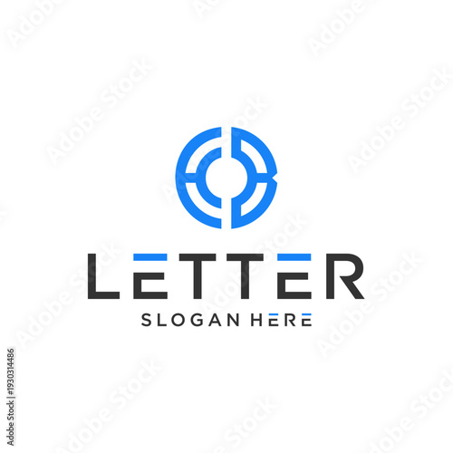 Creative, modern, elegant, trendy, unique, and artistic KB BK K B initial letter icon logo in blue, gray, and white. KB letter icon logo design template. Creative BK initial symbol.