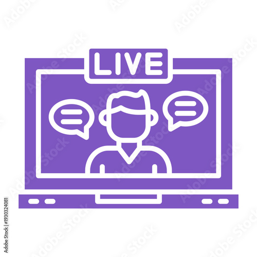 Live streaming Icon