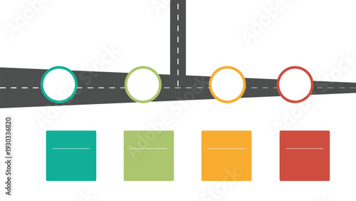 Road Map process comparison infographic