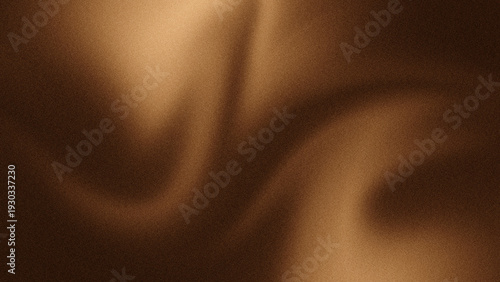 Photos Elegant Chocolate Brown Abstract Background with Fluid Silk Waves and Grainy Texture
