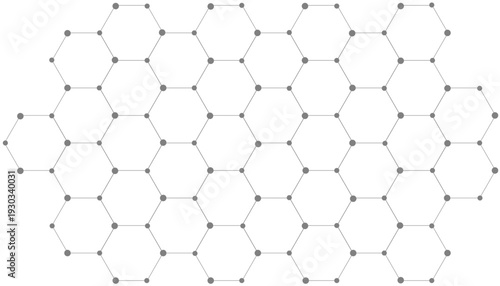 Geometric abstract background with connected line and dots. Structure molecule and communication. Scientific concept for your design. Medical, technology, science background. Vector