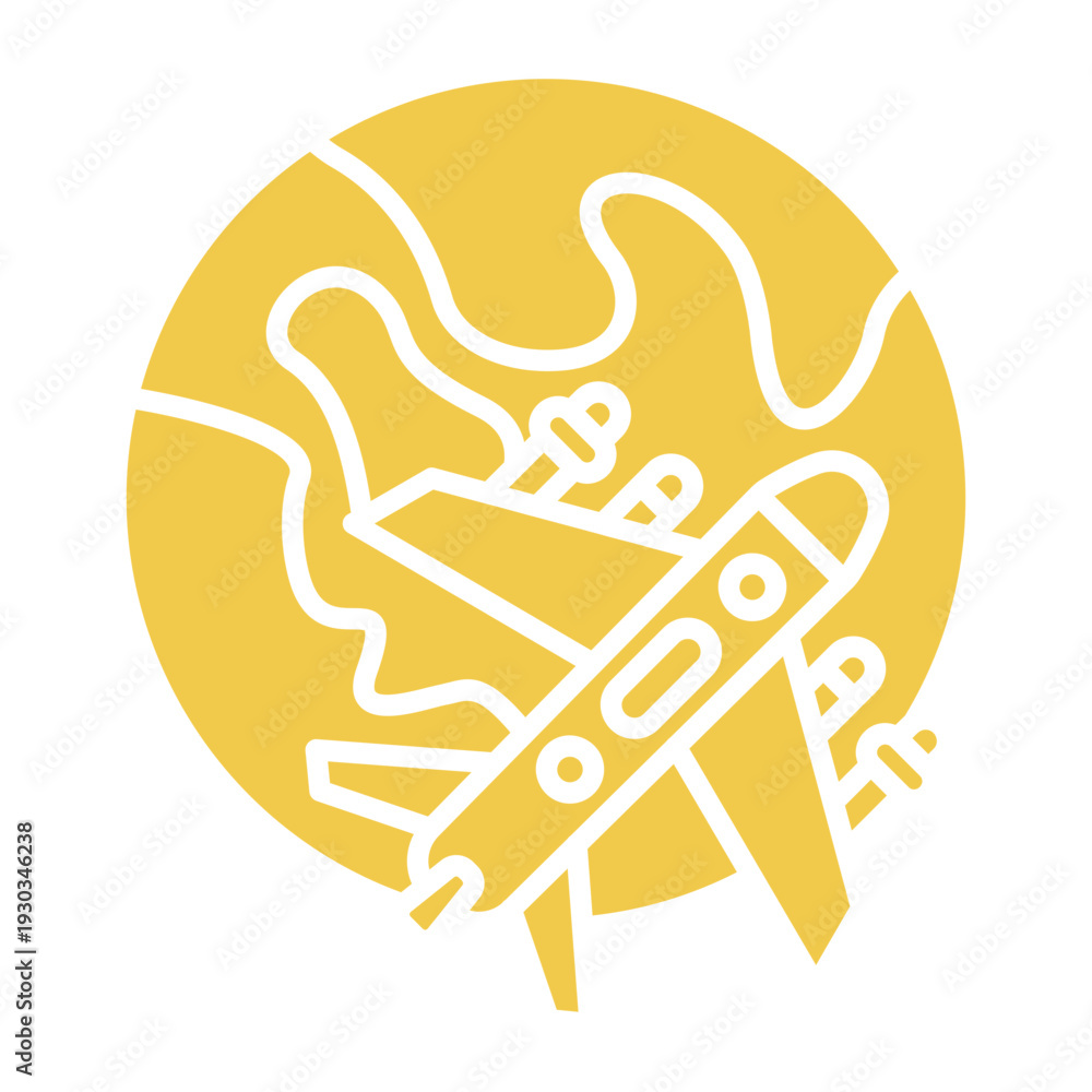 Fototapeta premium Around the world Icon
