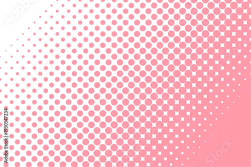 赤のカラーハーフトーン