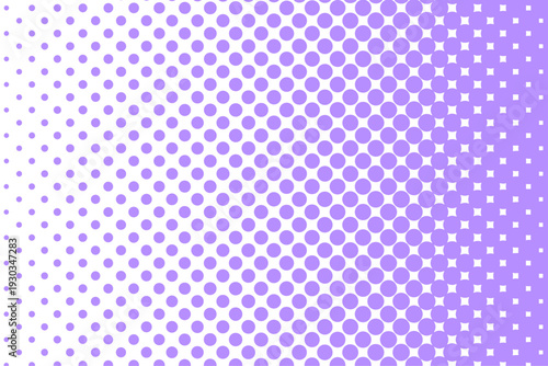 紫のカラーハーフトーン