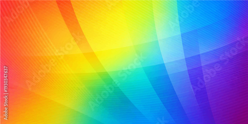 Abstract bright rainbow background featuring a colorful geometric spectrum design with a seamless vector pattern and blurred light textures for a modern artistic wallpaper backdrop