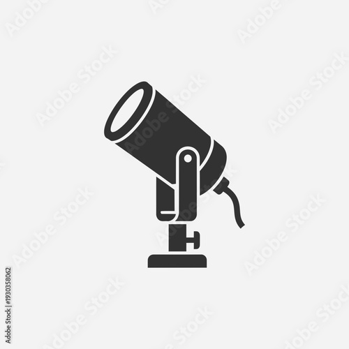 CCTV Security Camera Icon – Surveillance System Vector Illustration