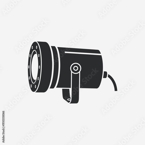 CCTV Security Camera Icon – Surveillance System Vector Illustration