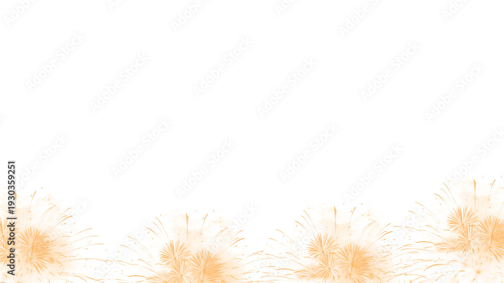 Obraz premium Anniversary celebration fireworks sparkle festive overlay PNG.