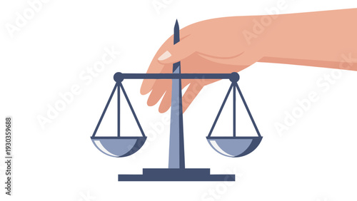 Golden scales of justice icon symbolizing law balance and equality