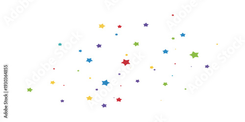 A vibrant watercolor illustration featuring colorful paint splashes and festive confetti shapes for party decoration design