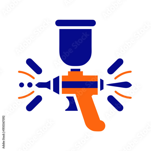 Spray gun for painting and coating applications