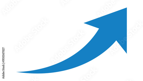 Blue Arrow Pointing Upwards