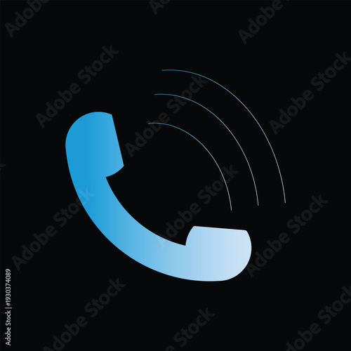 Tablou pe pânză contact icon