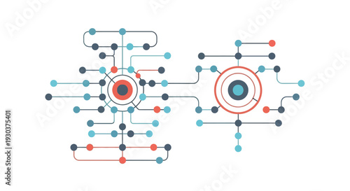 Advanced AI technology driving complex data networks and digital communication systems, illustrating the intricate web of intelligent connectivity and data processing