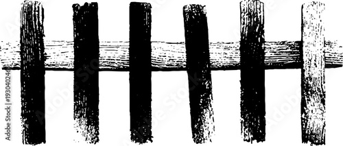 High contrast abstract pallet wood slats stencil design for artistic decor