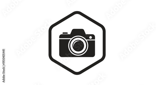 Camera Icon Graphic Design Element.