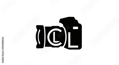 Camera Icon Graphic Design Element.