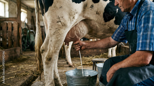 milking cow