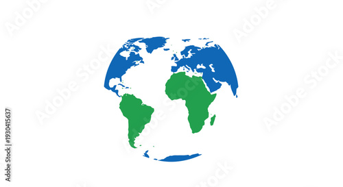 Globe Earth Planet World Map.