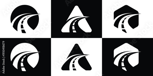 Roadway Logos A Collection of Diverse and Creative Designs.