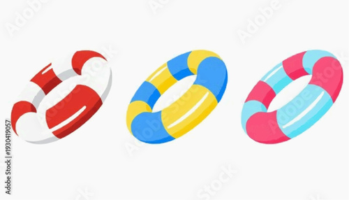 colorful flip flops vector illustration