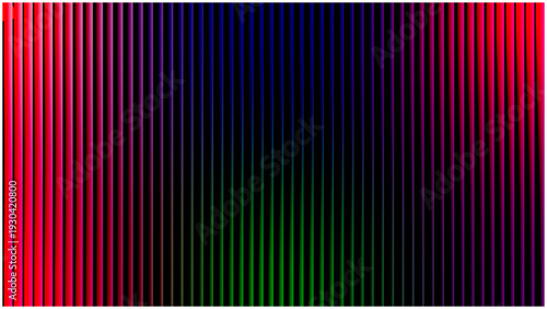 Neon Vertical Stripes A vibrant spectrum of vertical stripes transitions through red orange yellow green blue indigo and violet
