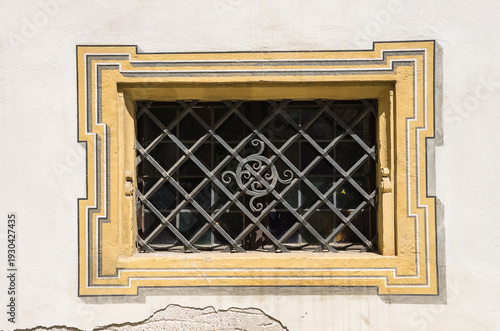 Basement window, Ratskeller Regensburg, Bavaria, Germany