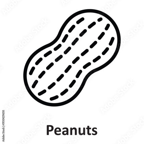Peanuts Vector Icon which can easily modify or edit