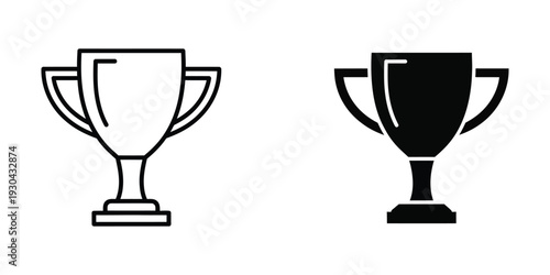 Trophy Award Victory Symbol Design Excellence