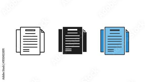 Three blank notebooks with spiral binding isolated on white background for planning and creativity