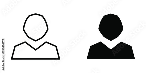 User Icon Silhouette Profile Vector Business