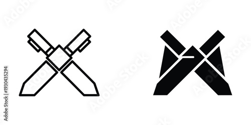 X Shape Logo Design Geometric Symbol