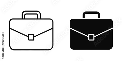 Briefcase Business Icons Professional Work