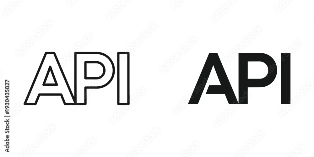Obraz premium API Integration Data Connection Technology