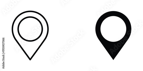 Location Pin Icon Map Marker Business Use