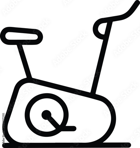 Exercise bike fitness gym healthy lifestyle workout